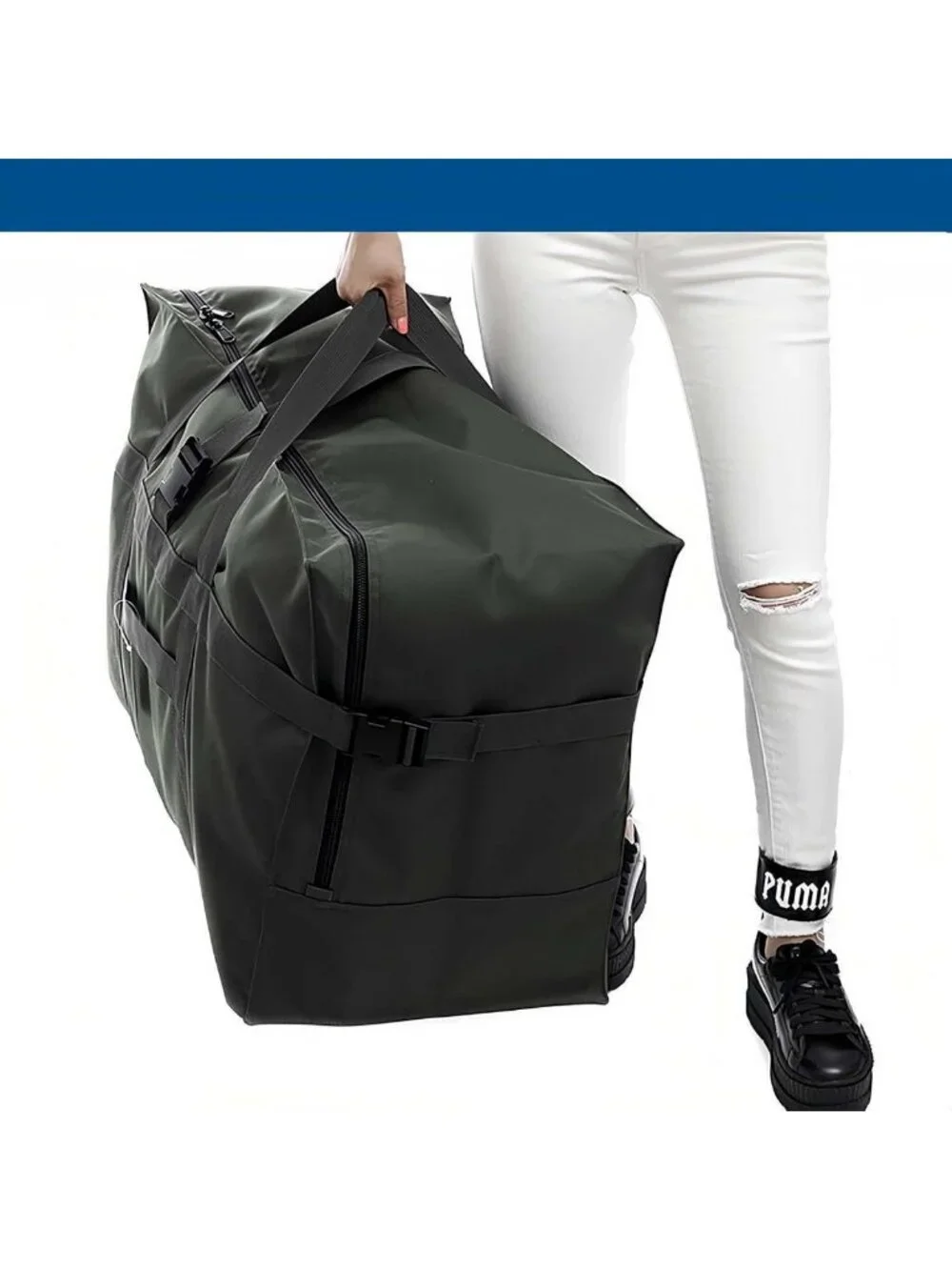 Spacious Waterproof Duffel Bag for Travel, Camping & Weekend Getaways - Carry-On